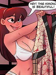 I didn't trim my pussy hair for three weeks, look like a japanese - The 4 Naughties, Japanese Cosplay